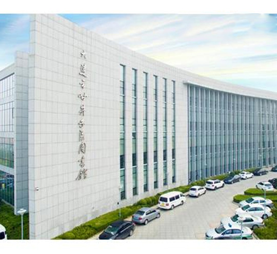 公司承建大连市甘井子区图书馆图书架工程