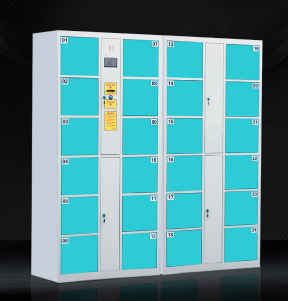 12门电子存包柜果绿